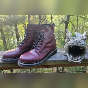 Dr. Martens Cherry Red Leather Boots
